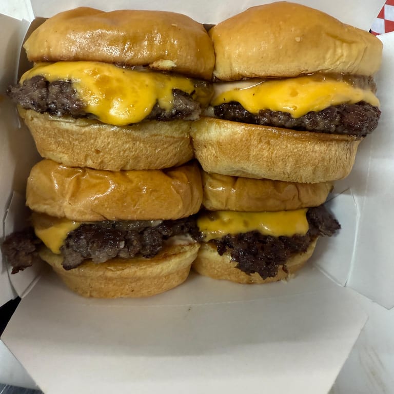 Indulge in Our Double Cheeseburger